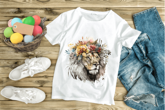 Download Watercolor Lion Illustration Cliparts - Premium Bundle