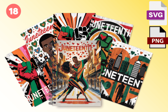 Download Juneteenth Graphics Set Celebrate Color - Graphic Collection