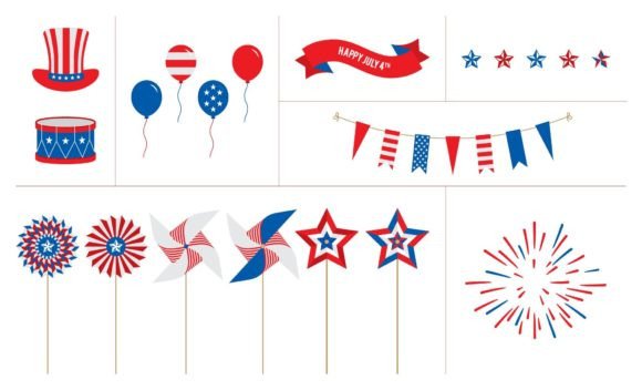 Download July 4th Graphics Set - Graphic Collection