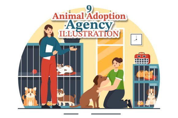 Download 9 Animal Adoption Agency Illustration - Illustration Collection
