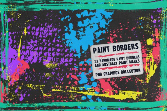 Download Paint Borders and More Graphics Set - Graphic Collection