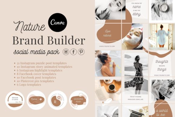 Download Canva Branding Kit Social Media Pack - Branding Collection