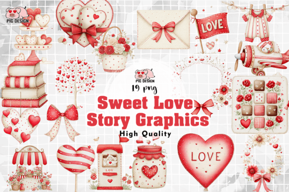Download Sweet Love Story Graphics PNG - Graphic Collection