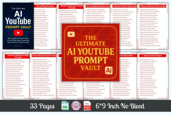 Download Ultimate AI YouTube Prompt Vault - Premium Resources